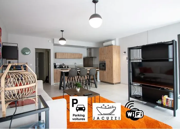 Le Celya, Jacuzzi Et Parking Privatif Avec Borne De Recharge Voiture Electrique